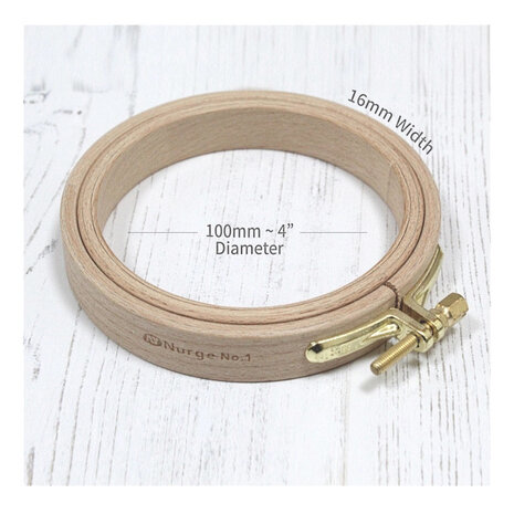 Nurge wooden embroidery hoops 16 mm