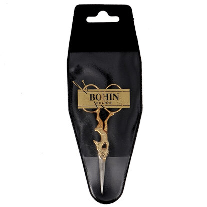 Borduur schaar - RABBIT GOLD  9cm, BOHIN