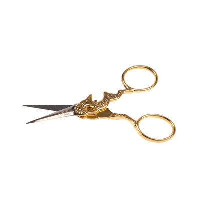 Borduur schaar - RABBIT GOLD  9cm, BOHIN