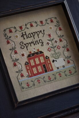 Happy Spring - PRINT - Stitches Through The Years