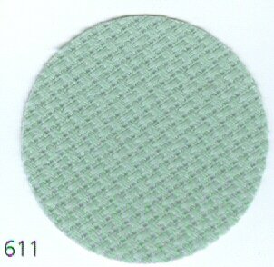 18 ct. Fein Aida Celadon 611