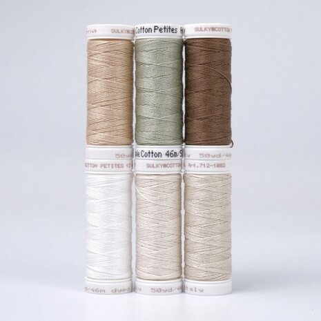 Sulky Cotton Petits 12 Wt - Neutrals