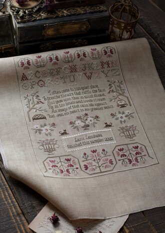 My Little Garden Sampler - PRINT - Stitches Through The Years