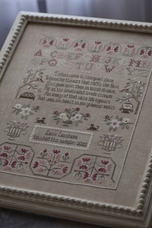 My Little Garden Sampler - PRINT - Stitches Through The Years