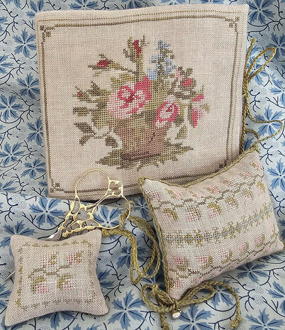 1830's Rose Basket Needlebook2