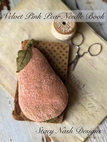 Velvet Pink Pear Needlebook