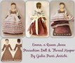 Emma, a Queen Anne Pincushion Doll and Thread Keeper - Giulia Punti Antichi